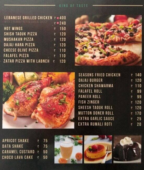 Seasons Xprs Menu, Menu for Seasons Xprs, Banjara Hills, Hyderabad Zomato