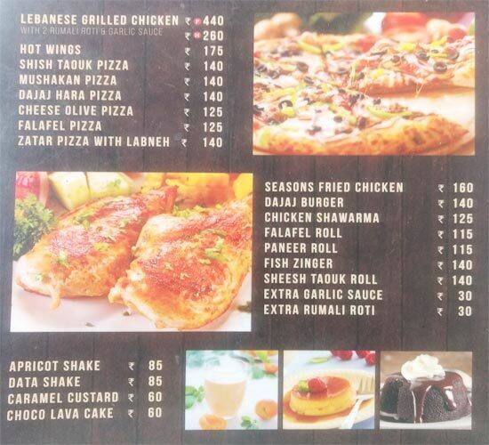Seasons Xprs Menu, Menu for Seasons Xprs, Ameerpet, Hyderabad Zomato