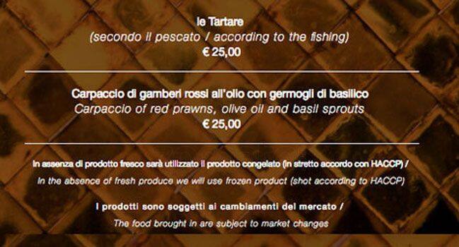 Menu di Pagaroma 