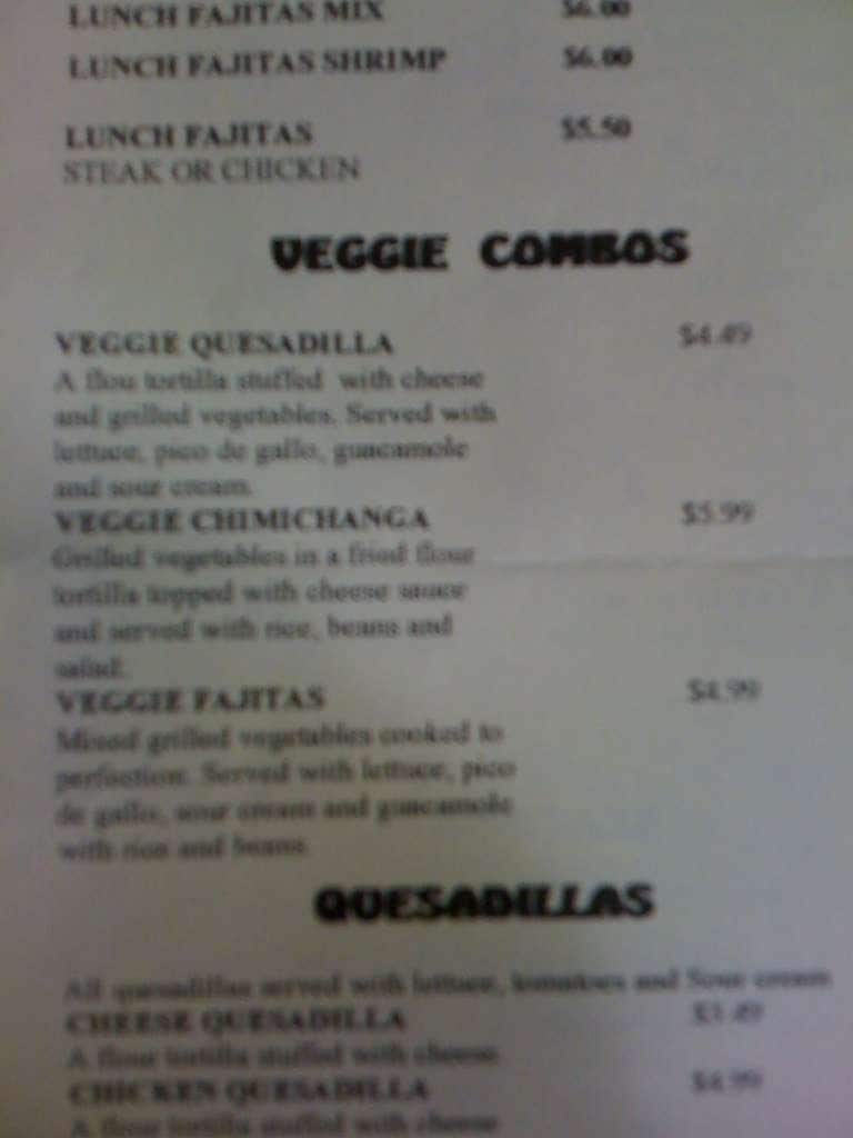Menu at El Gallo Giro restaurant, Memphis, 3991 Lamar Ave