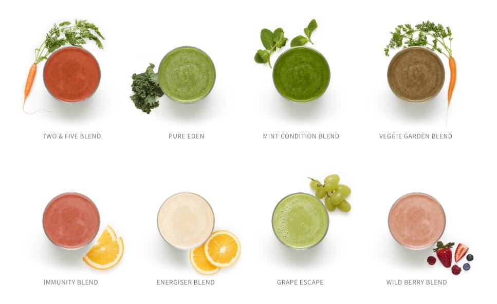 Carta del café Boost Juice, Robina, Robina Town Centre Robina Town