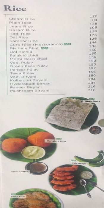 Muktas Kitchen menu