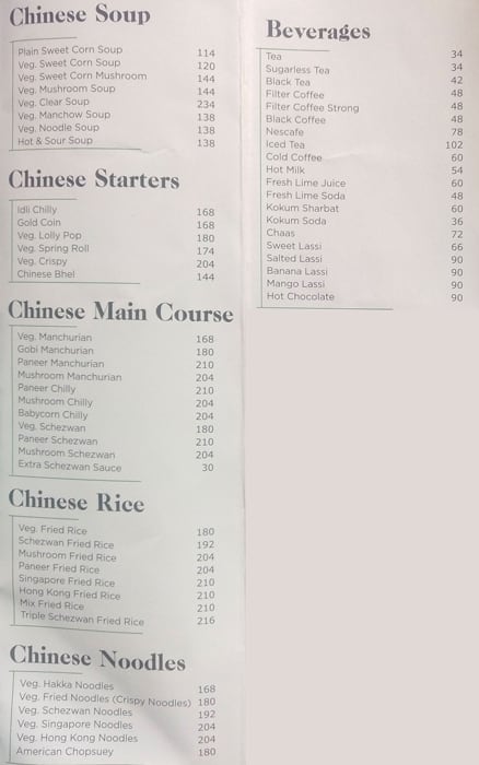 Muktas Kitchen menu