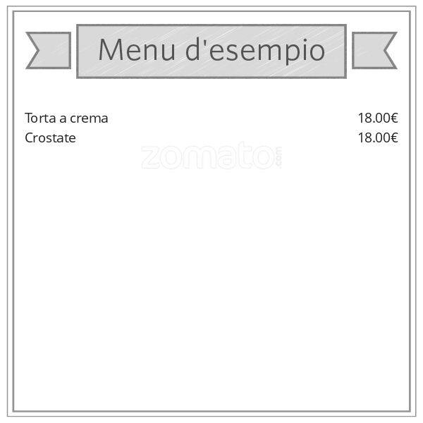 Menu di Novecento Pasticceria 
