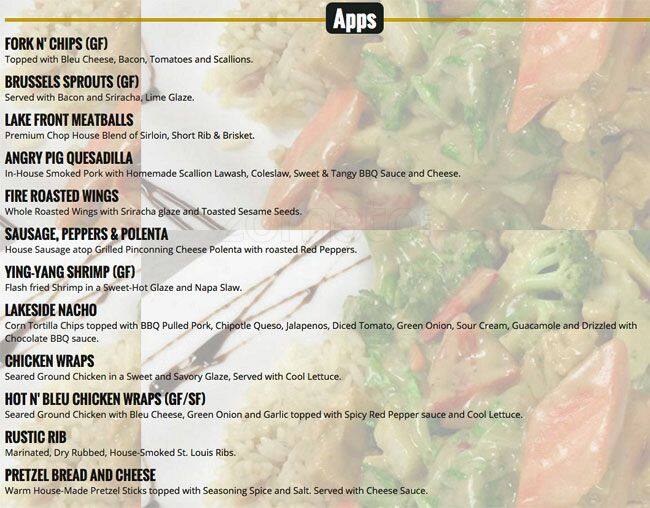 Fork N Pint Menu, Menu for Fork N Pint, Waterford, Detroit Urbanspoon