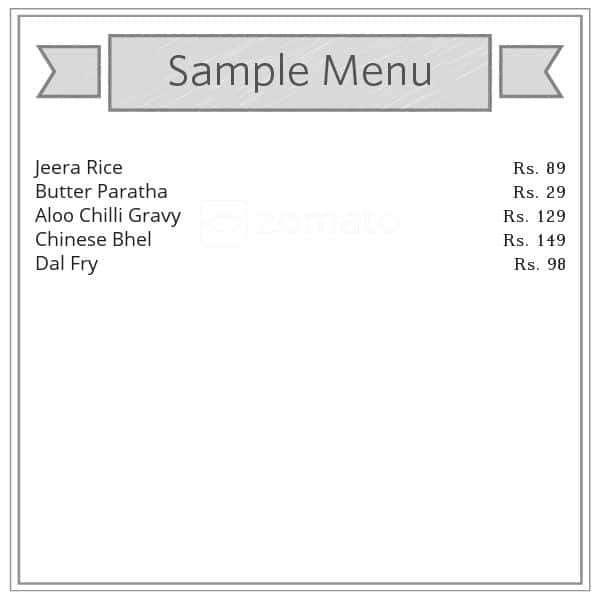 Menu at Sweet Paprika, Vadodara