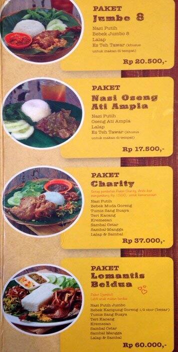 Bebek Kaleyo Menu Menu For Bebek Kaleyo Duren Sawit Jakarta