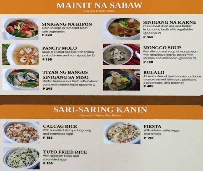 Cafe Via Mare Menu, Menu for Cafe Via Mare, Greenhills, San Juan City