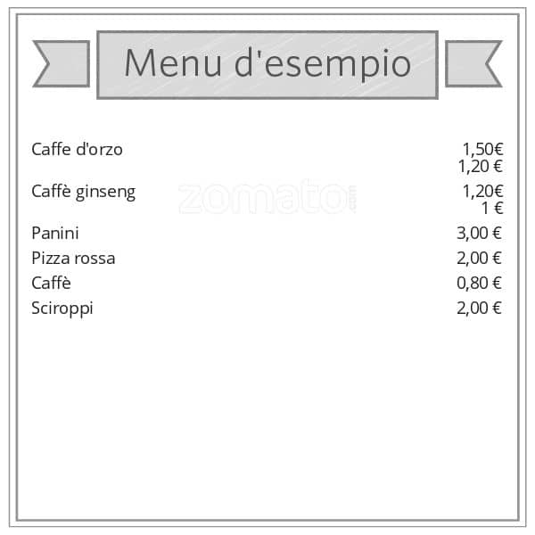Menu di Caffe Del Porto 