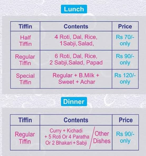 menu-of-amrut-tiffin-service-gurukul-ahmedabad