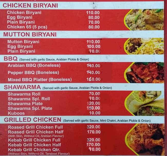 Arabian Delights menu in Lahore | Food Delivery Lahore | foodpanda