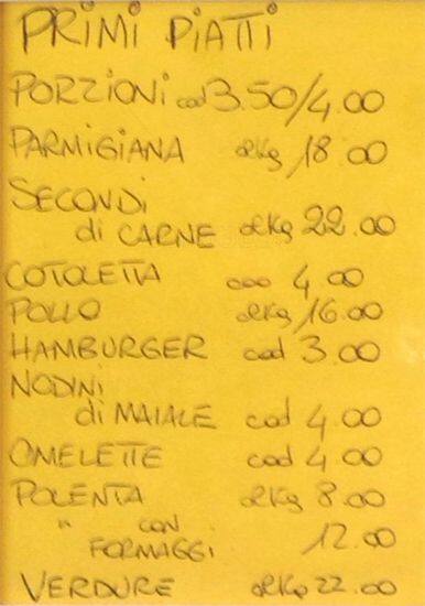 Menu di Amordi Pasticceria 