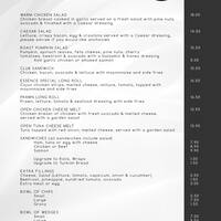 Essence Cafe Menu Menu For Essence Cafe Clarkson Perth Essence Cafe Menu Menu For Essence Cafe Clarkson Perth