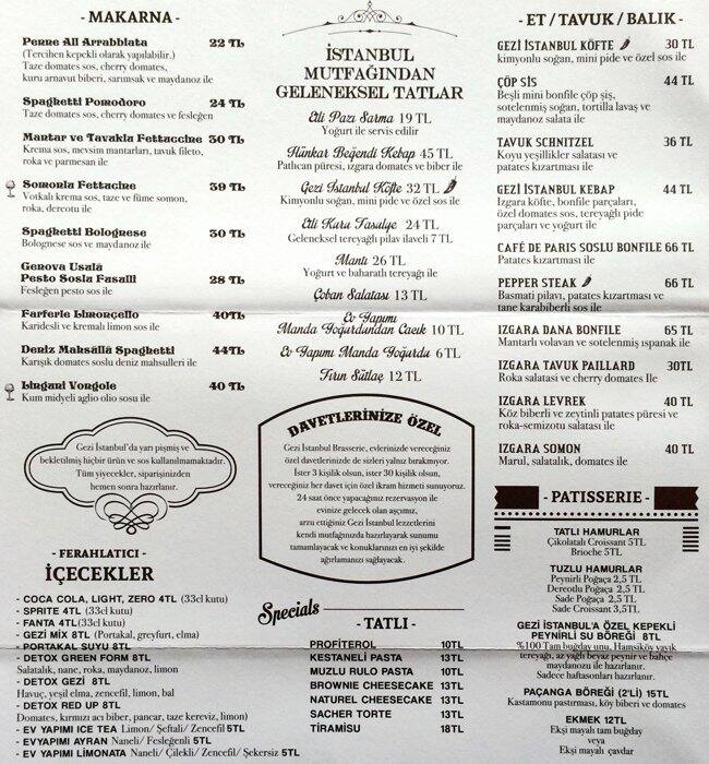 Garlic Restaurant & Bar Menü Zomato Türkiye