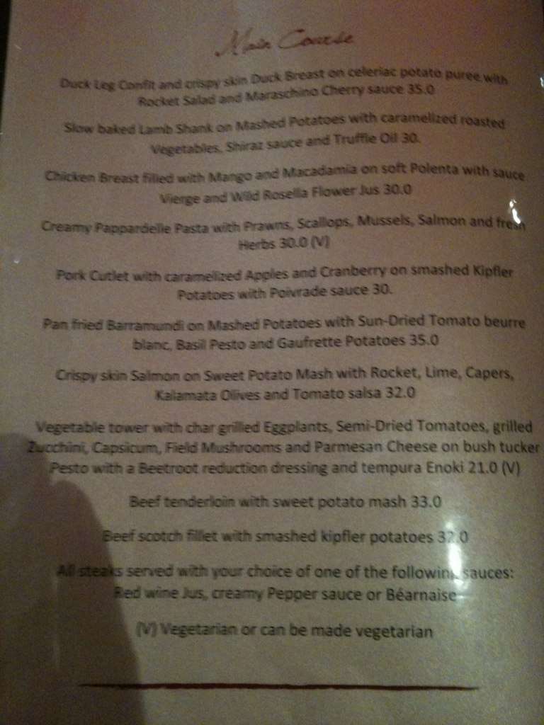 Shiraz Restaurant & Bar Menu Urbanspoon/Zomato