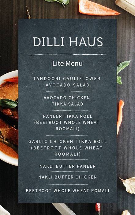 Dilli Haus Menu Menu For Dilli Haus East Of Kailash New Delhi