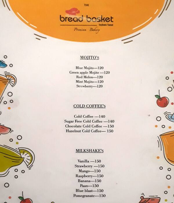 Menu at The Bread Basket Vijayawada, Vijayawada