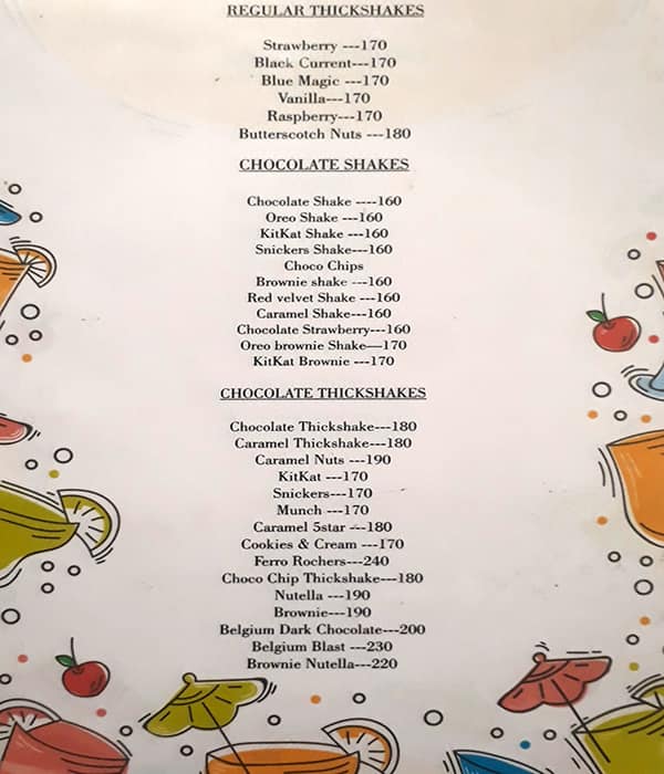 Menu at The Bread Basket Vijayawada, Vijayawada