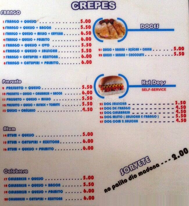 Xlet's Lanches cardápio