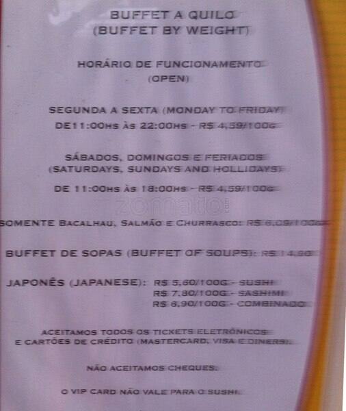 Constante Restaurante cardápio