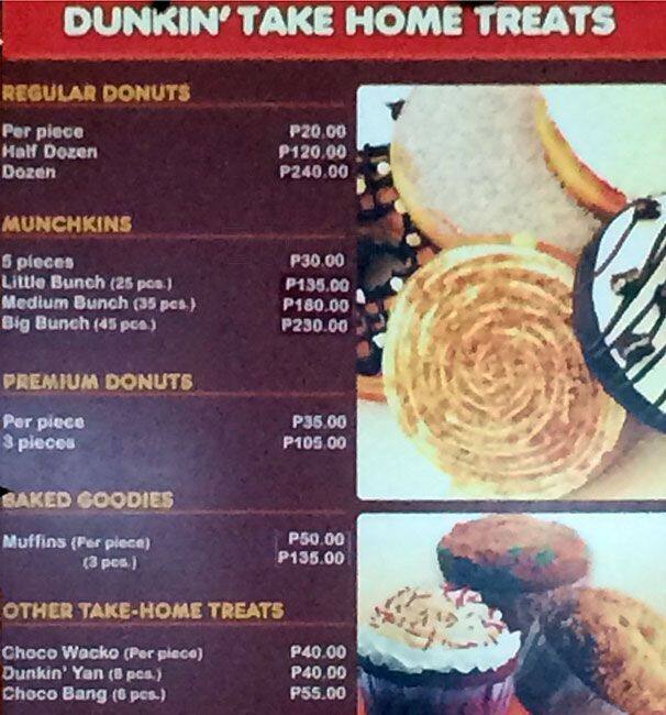 Dunkin Donuts, Masinag, Rizal - Zomato Philippines