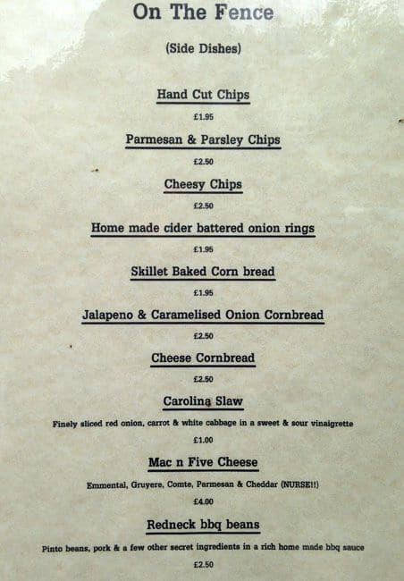 Carta de Mulligans Romford