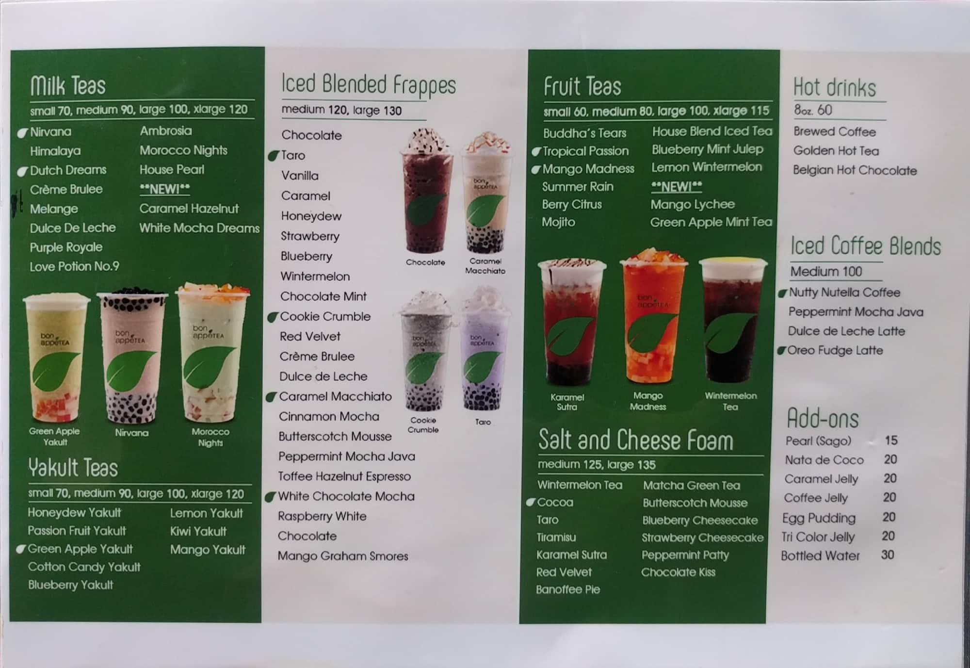 Bon Appetea Menu Menu For Bon Appetea Masinag Lower Antipolo