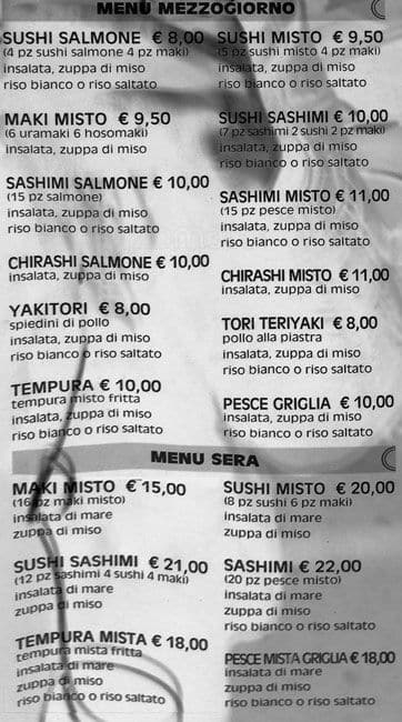 Menu di Fujiyama 