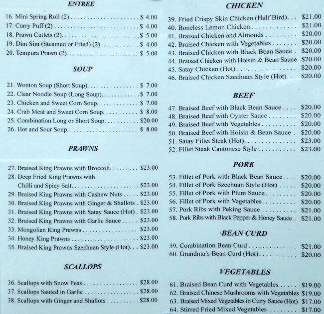 Manly Eat-Well Menu, Menu for Manly Eat-Well, Manly, Sydney ...