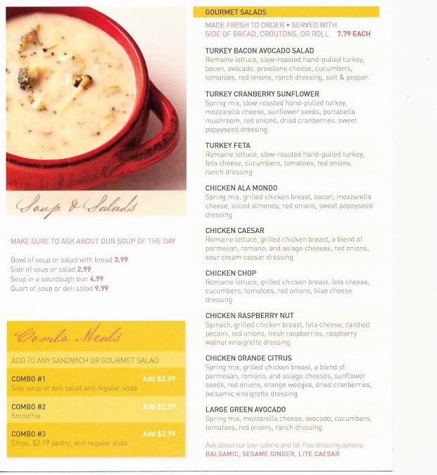 Kneaders Bakery and Cafe Menu, Menu for Kneaders Bakery and Cafe