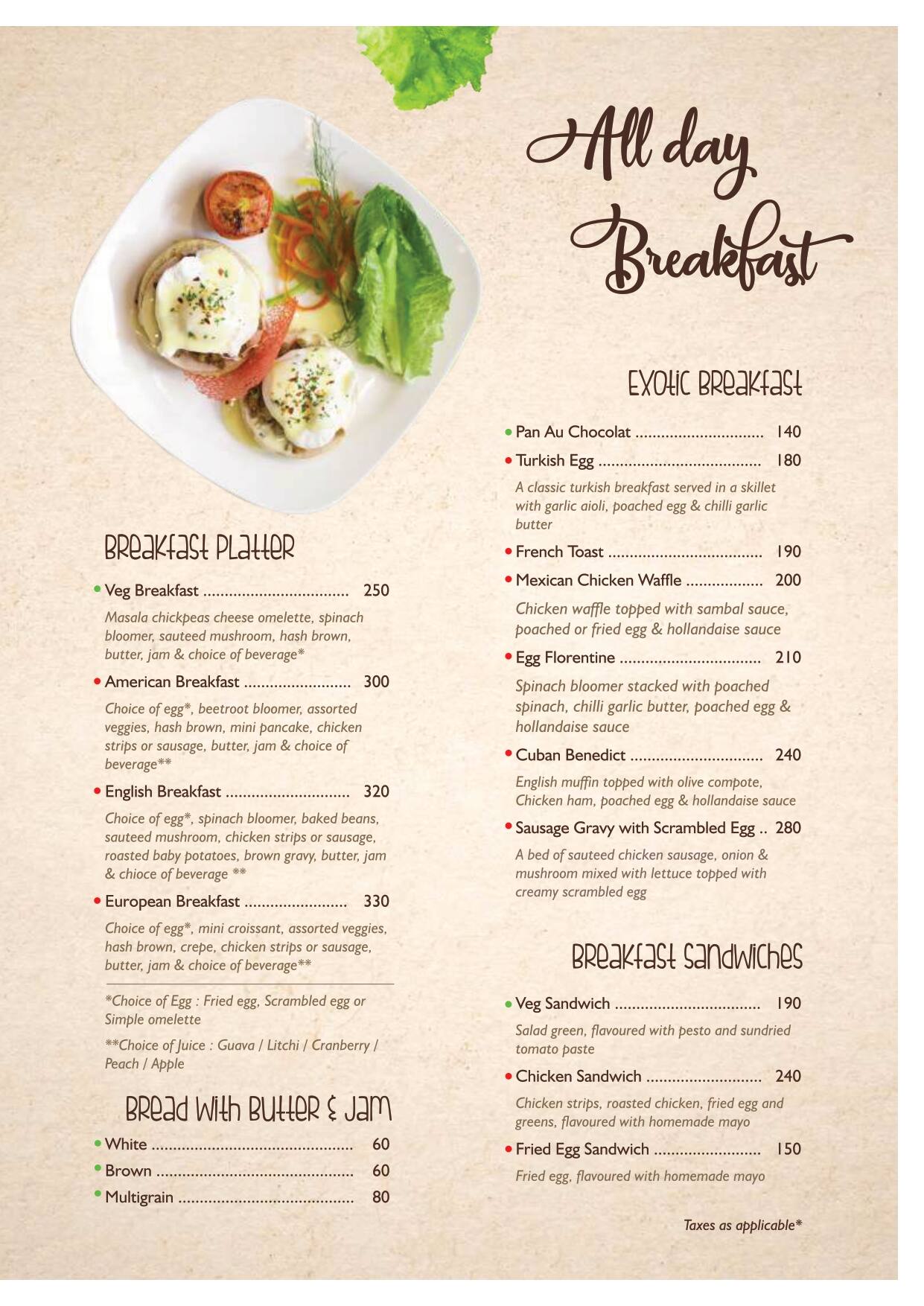 Pantry D Or Bistro Menu Menu For Pantry D Or Bistro Alwarpet