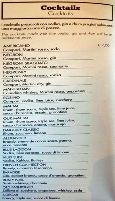 Menu di Square Bar 