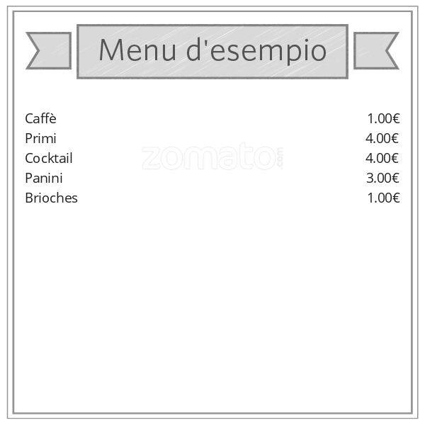 Menu di Bar Garden 