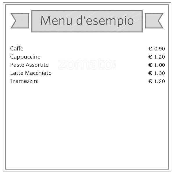 Menu di Ramona Bar 