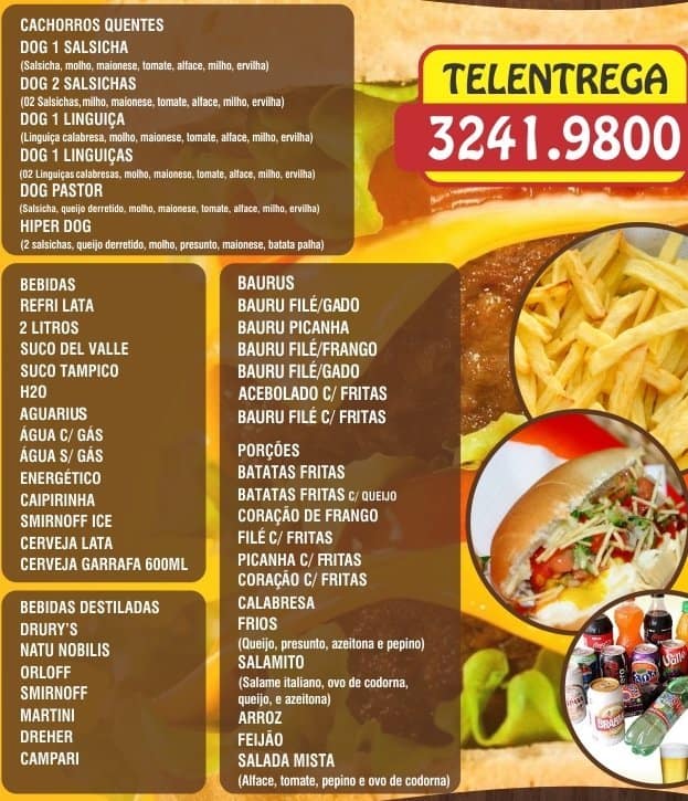 Hiper Xis Menu, Menu de Hiper Xis, Cavalhada, Porto Alegre ...
