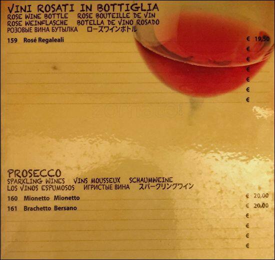 Menu di Barbablù 