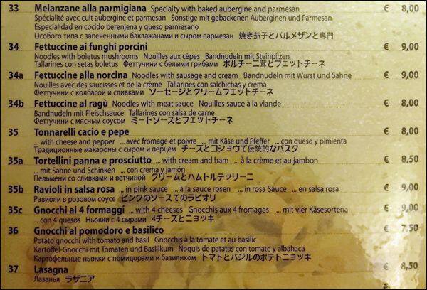 Menu di Barbablù 