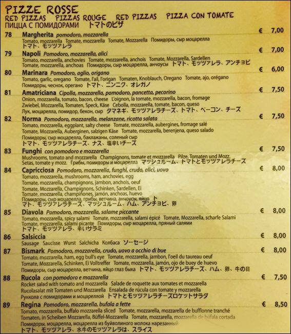 Menu di Barbablù 