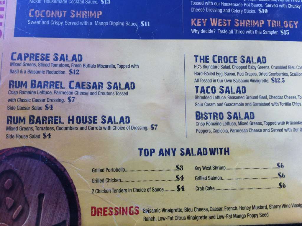 Rum Barrel Bar & Grill menu Urbanspoon/Zomato