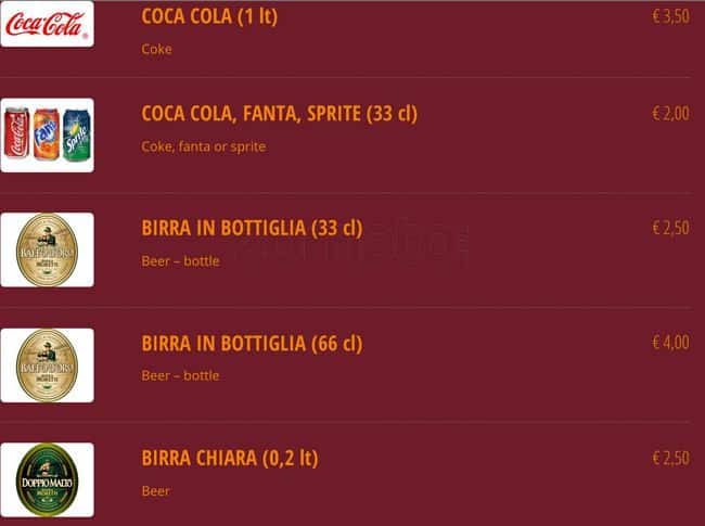 Menu di Buone Maniere 