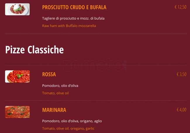 Menu di Buone Maniere 