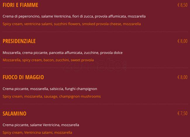 Menu di Buone Maniere 