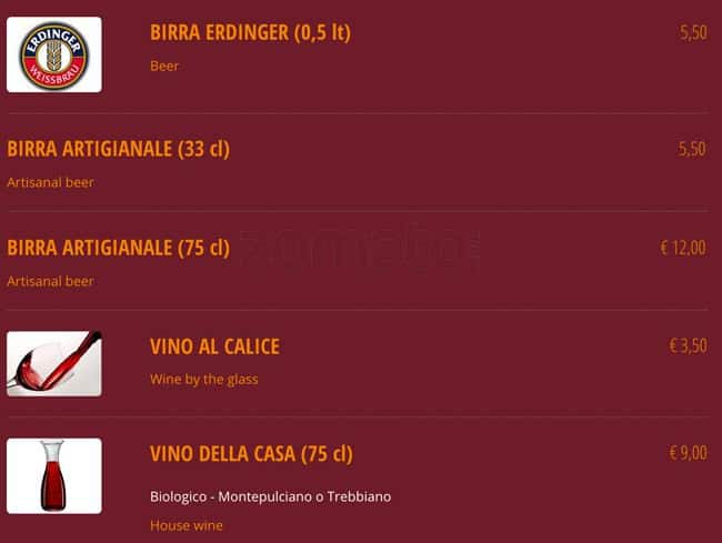 Menu di Buone Maniere 