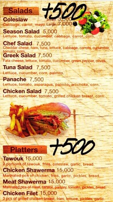 Carta de Snappy's