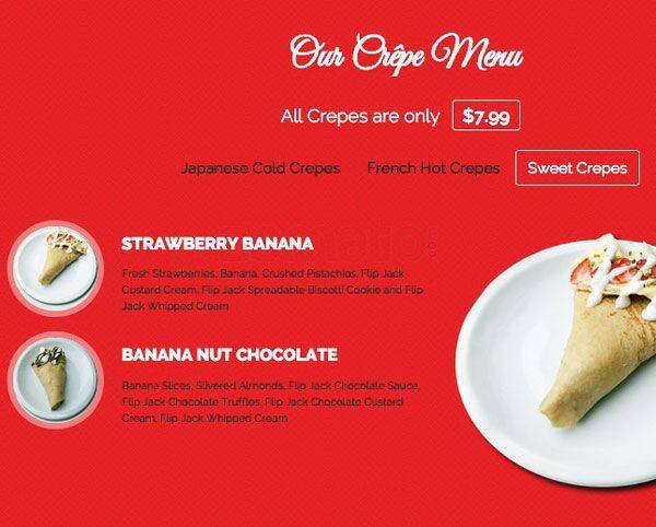 Flip Jack Crepes Menu Menu For Flip Jack Crepes University Of Texas Austin Urbanspoonzomato