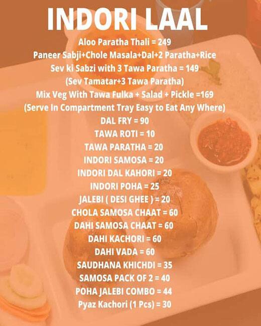 Indri Menu Menu of Indori Laal, Kharadi, Pune