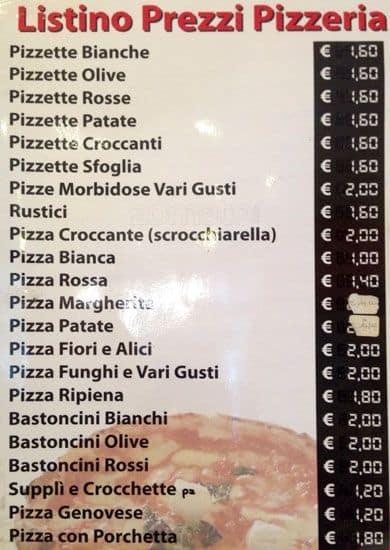 Menu di Buon pane 