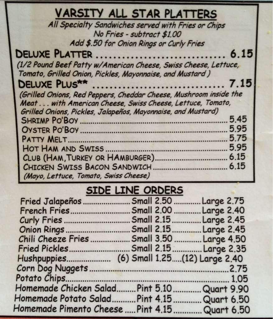 Menu at Field House BBQ, Kannapolis