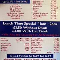 Rose S Kitchen Menu Menu For Rose S Kitchen New Cross London