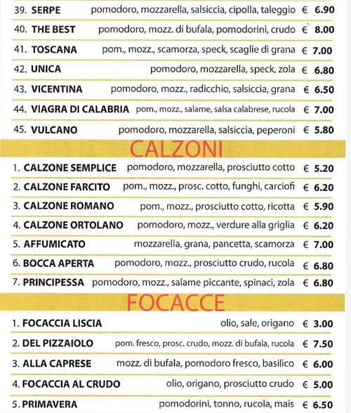Menu di Riccone 